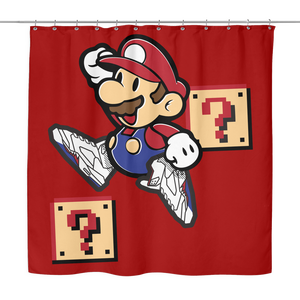 Air Mario Shower Curtain