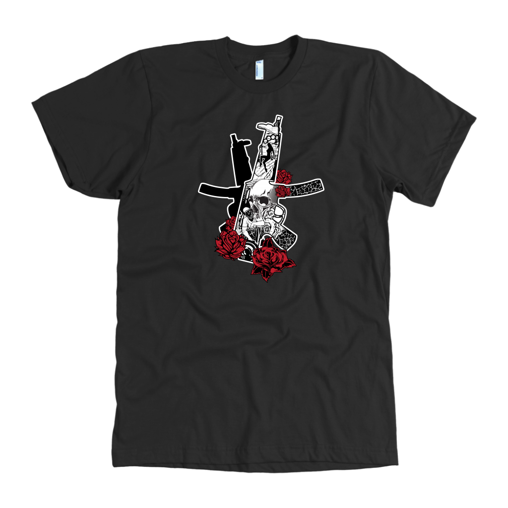 Guns & Roses Men's T-shirt (American Apparel)