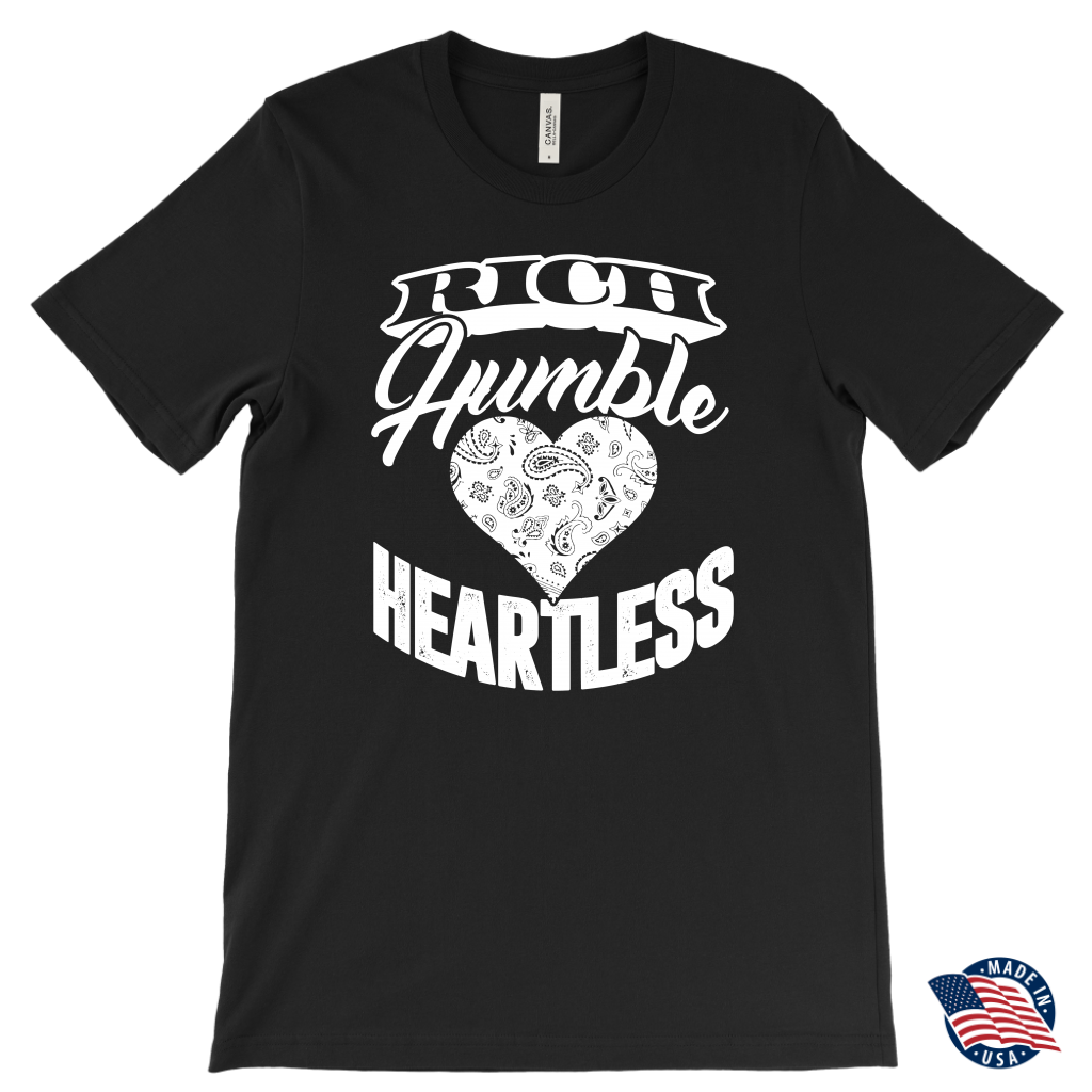 Rich Humble Heartless Men's T-Shirt (Canvas)