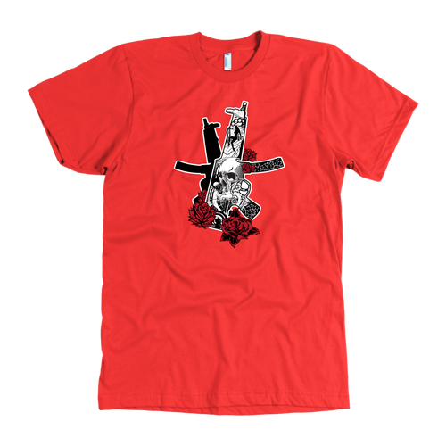 Guns & Roses Men's T-shirt (American Apparel)